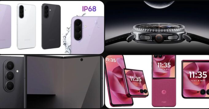 Galaxy Watch 8 Classic, Z Fold 7, Moto Razr+ y más