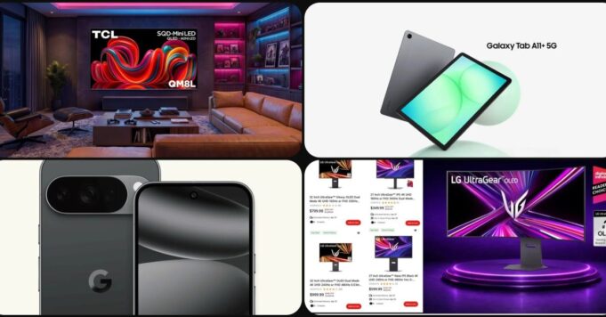 Galaxy Tab A11+, Pixel 10 Pro, monitores LG UltraGear y más