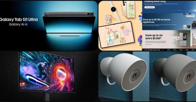 Galaxy Tab S11 Ultra, monitor Odyssey, Nest Cam y más