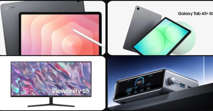 Galaxy Tab S11, monitores Samsung y Alienware, Anker y más