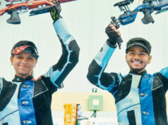 Shambhavi y Divyanshu se llevan el oro con una puntuación WR de 499,9