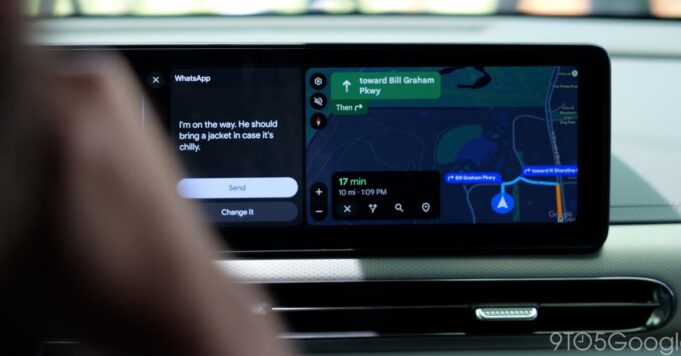 Google Maps agrega etiquetas de calles más grandes en Android Auto