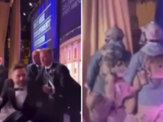 Donald Trump y JD Vance salieron corriendo del escenario