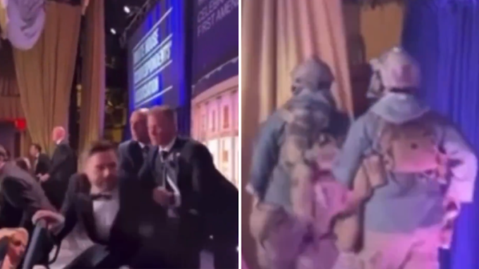 Donald Trump y JD Vance salieron corriendo del escenario