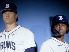 La nieta de Jackie Robinson presenta los uniformes tributo de UCLA