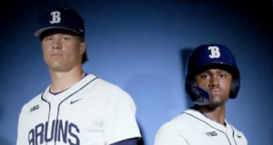 La nieta de Jackie Robinson presenta los uniformes tributo de UCLA