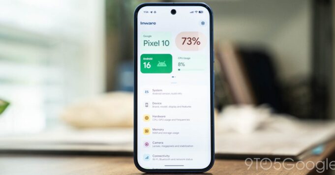 La actualización de Inware agrega más información de Android y un cambio de imagen expresivo