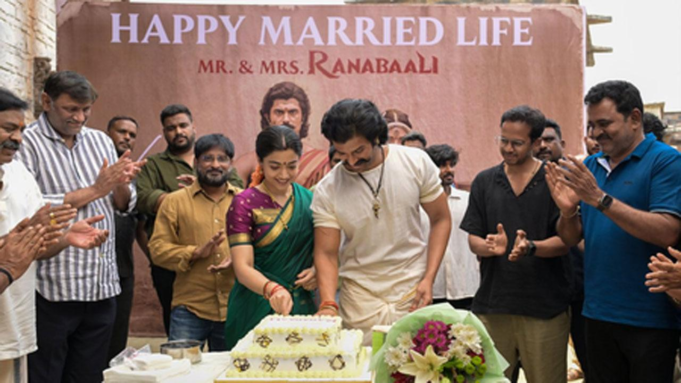Ranabaali: los recién casados Rashmika y Vijay reciben una cálida bienvenida en el set
