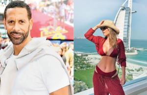 Rio Ferdinand y su esposa Kate disfrutan de sus vacaciones de trabajo en Dubái y organizan un evento de fitness