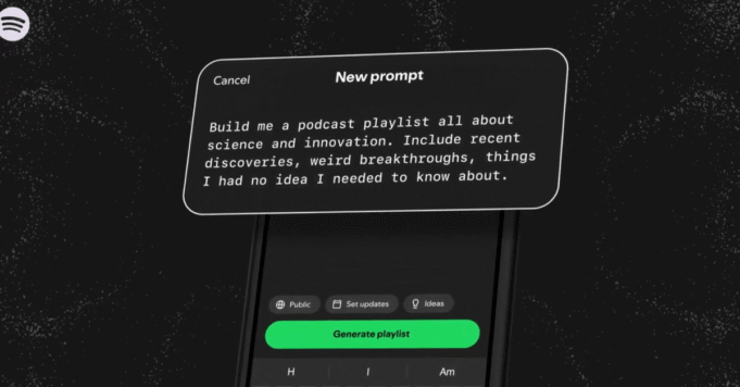 Las listas de reproducción impulsadas por IA de Spotify ahora también pueden ayudarte a encontrar podcasts