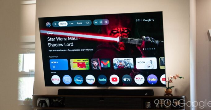 TCL lanza la actualización de Google TV con actualización Dolby y solución Disney+
