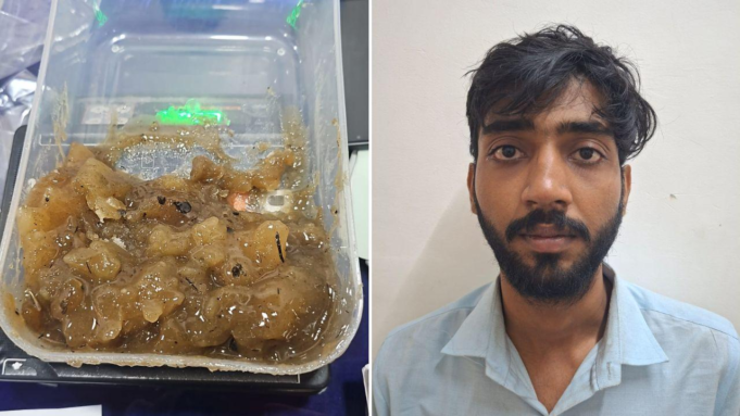 Joven de 24 años detenido en Mumbai con cachalote ámbar gris ilegal