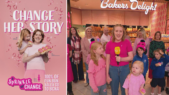 Campaña Pink Bun: Baker’s Delight recaudando dinero para el cáncer