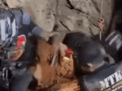 Rescatan al primer superviviente tras quedar atrapado por una inundación