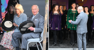 El rey y la reina se sumergen en la cultura irlandesa