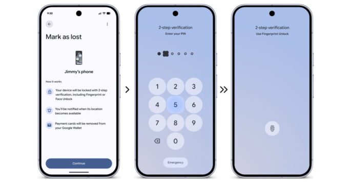 Find Hub ‘Marcar como perdido’ requerirá datos biométricos, ocultará la configuración rápida