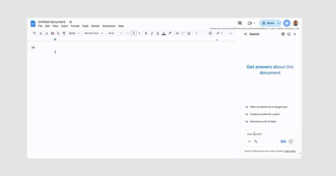 La actualización de Gemini en Google Docs soluciona instrucciones repetitivas
