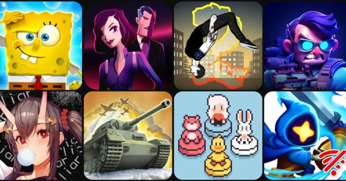 Bob Esponja, Agente A, Backflip Madness 2 y más