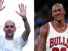 El ícono del baloncesto Michael Jordan rinde homenaje a Pep Guardiola en su despedida final
