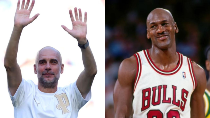 El ícono del baloncesto Michael Jordan rinde homenaje a Pep Guardiola en su despedida final