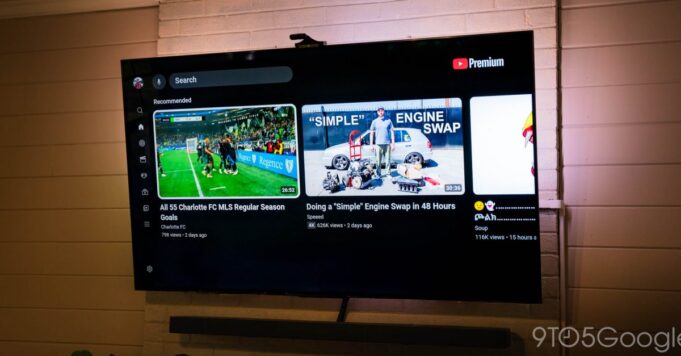 YouTube para TV renueva la barra lateral con un mejor acceso a la suscripción