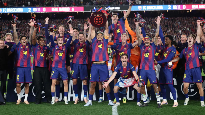 El Barça retiene el título de Liga al vencer al Real Madrid
