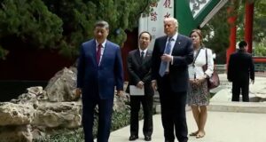 Xi muestra a Trump los históricos jardines imperiales