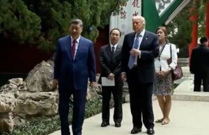 Xi muestra a Trump los históricos jardines imperiales