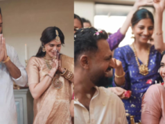 La futura mamá Karishma Tanna comparte imágenes del baby shower tradicional de Tulu