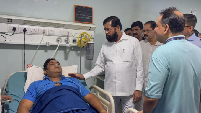 Incendio en el mercado de Thane Gaondevi: visitas de Shinde heridas; encarga auditorías eléctricas