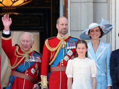 La familia real se reúne en el Palacio de Buckingham para el desfile oficial de cumpleaños del rey Carlos