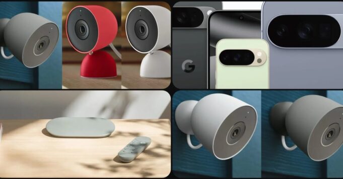 Nest Cam Indoor, Nest Outdoor, Google TV Streamer y más