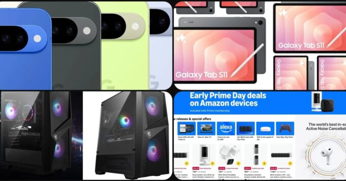 Pixel 10, Galaxy Tab S11, descuentos anticipados de Prime Day y más