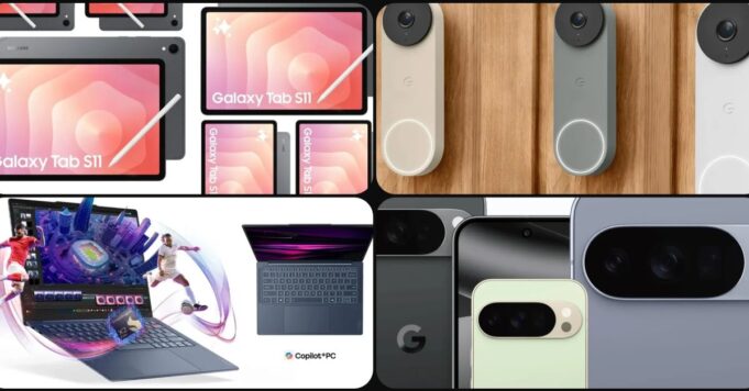 Galaxy Tab S11, Nest Doorbell, Lenovo Yoga Slim 7x y más