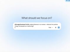 Aplicación Gemini que agrega integración de perfil comercial de Google