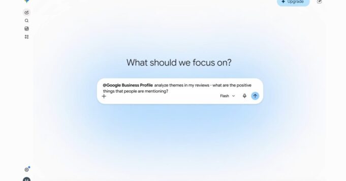 Aplicación Gemini que agrega integración de perfil comercial de Google