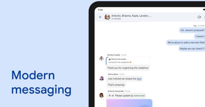 El ícono de Google Chat se modificó para parecerse menos a Mensajes de Google