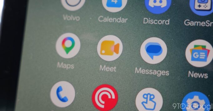 Detalles) Google Meet para Android Auto ahora se está implementando ampliamente