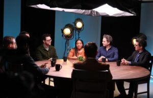 Panel de compositores de mesas redondas artesanales — Ver