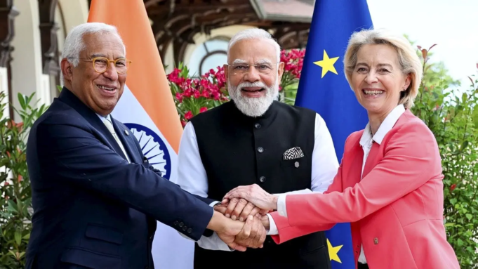El TLC India-UE se firmará a finales de año: el presidente del Consejo Europeo al primer ministro Modi