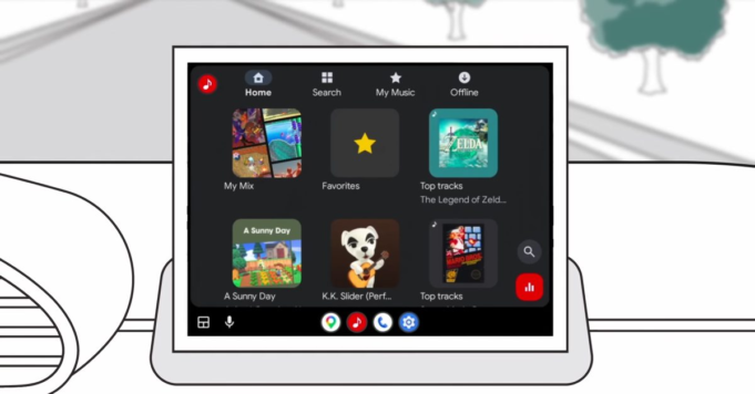 Nintendo Music agrega compatibilidad con Android Auto para hacer realidad tus sueños de Mario Kart
