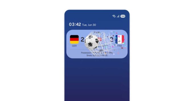 Now Bar de Samsung obtiene puntuaciones animadas de la Copa del Mundo 2026
