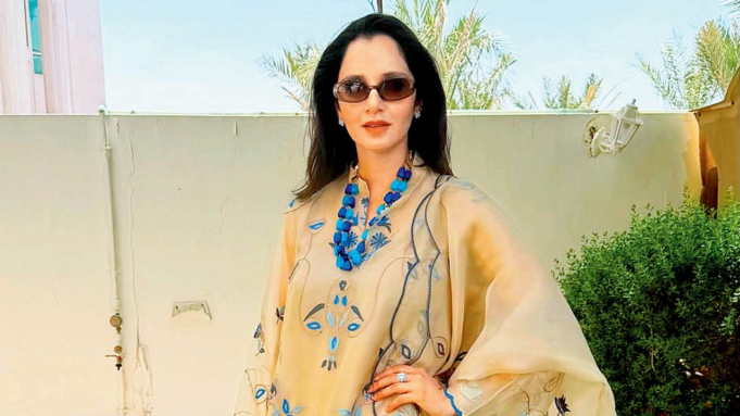 La elegancia del Eid de la ex campeona india de tenis Sania Mirza
