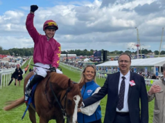 ¡Thundering On truena a casa en Epsom Oaks!