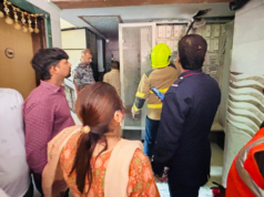 Se produce un incendio en la sala de contadores del edificio residencial Thane