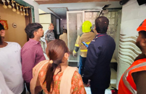 Se produce un incendio en la sala de contadores del edificio residencial Thane