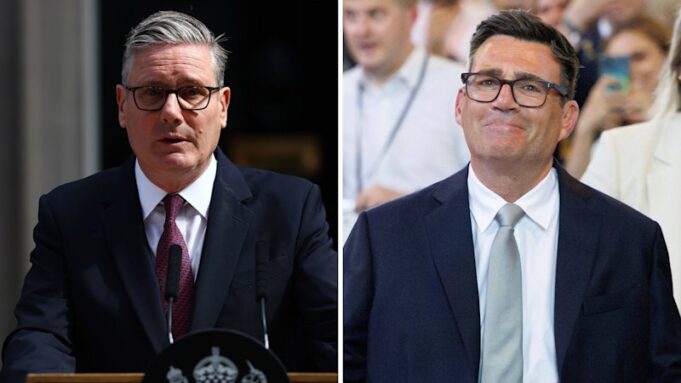 El primer ministro británico, Keir Starmer, se reúne con el candidato al liderazgo Andy Burnham y quiere una “transición ordenada”