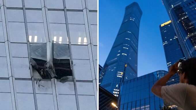 Pequeña avioneta se estrella contra la Torre CITIC