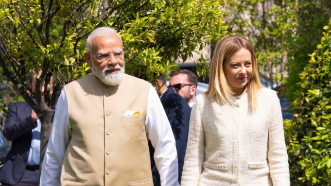 La primera ministra italiana, Giorgia Meloni, felicita a Narendra Modi por su mandato récord