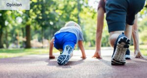 Ver deportes como padre puede ser un desafío. tuve que amordazarme